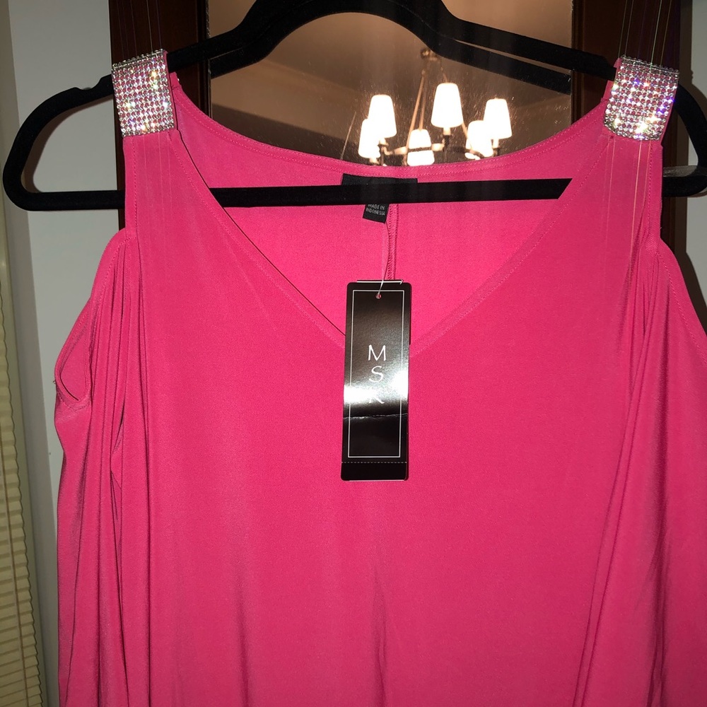 Cold shoulder MSK Party Dress.
